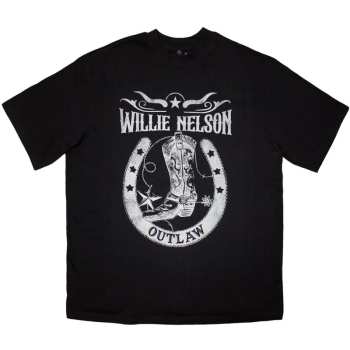 Merch Willie Nelson: Oversized Tričko Outlaw
