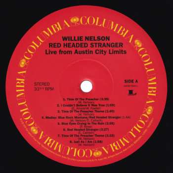 LP Willie Nelson: Red Headed Stranger Live From Austin City Limits LTD