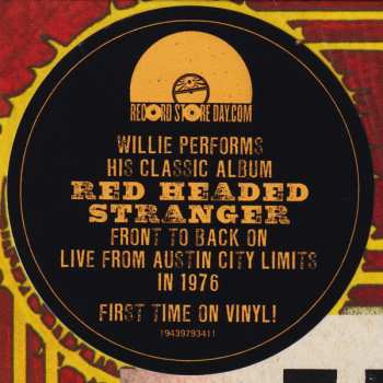 LP Willie Nelson: Red Headed Stranger Live From Austin City Limits LTD