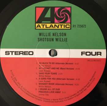 2LP Willie Nelson: Shotgun Willie