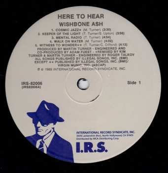 LP Wishbone Ash: Here To Hear