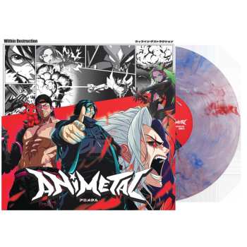LP Within Destruction: Animetal (ltd. Clear W. Red White Blue Marbled Lp)