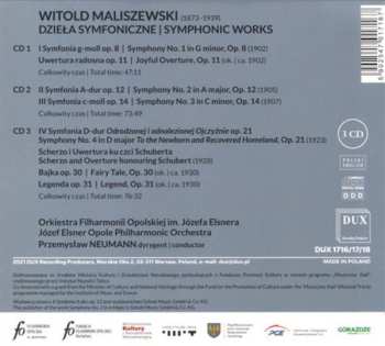 3CD Witold Maliszewski: Dziela Symfoniczne = Symphonic Works