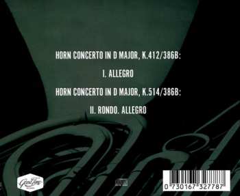 CD Wolfgang Amadeus Mozart: Horn Concerto No. 1 In D Major, K. 412/514/386b