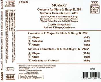 CD Wolfgang Amadeus Mozart: Concerto For Flute & Harp, Sinfonia Concertante