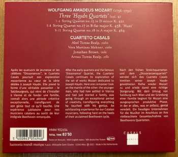 CD Wolfgang Amadeus Mozart: String Quartets Dedicated To Joseph Haydn K.421, 458 'Hunt' & 464