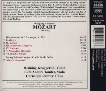 CD Wolfgang Amadeus Mozart: Divertimento In E Flat Major