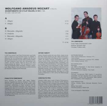 LP Wolfgang Amadeus Mozart: Divertimento K 563
