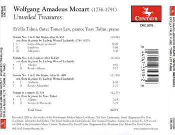 CD Wolfgang Amadeus Mozart: Unveiled Treasures: Sonatas For Flute & Piano