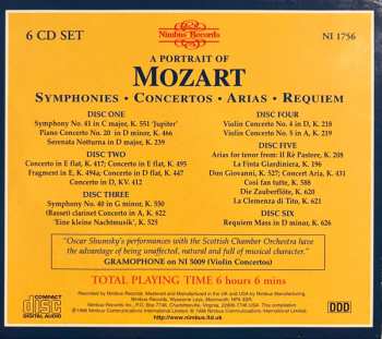 6CD/Box Set Wolfgang Amadeus Mozart: A Portrait Of Mozart  Symphonies • Concertos • Arias • Requiem