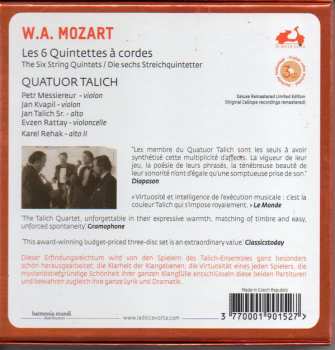 3CD/Box Set Wolfgang Amadeus Mozart: Les 6 Quintettes À Cordes DLX | LTD