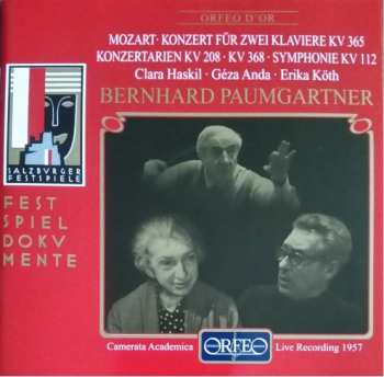 Album Clara Haskil: Konzert Für Zwei Klaviere KV 365 · Konzertarien KV 208 · KV 368 · Symphonie KV 112