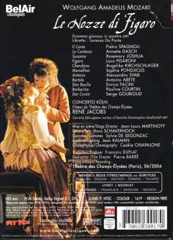 2DVD Wolfgang Amadeus Mozart: Le Nozze di Figaro
