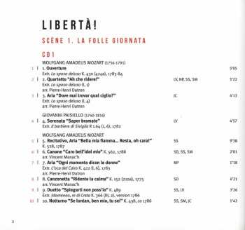 2CD Wolfgang Amadeus Mozart: Libertà! (Mozart Et L'Opera)