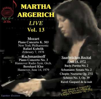 2CD Wolfgang Amadeus Mozart: Martha Argerich - Legendary Treasures Vol.13