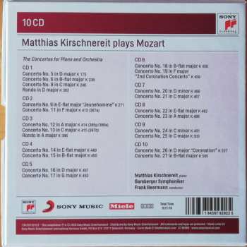 10CD/Box Set Wolfgang Amadeus Mozart: Matthias Kirschnereit Plays Mozart