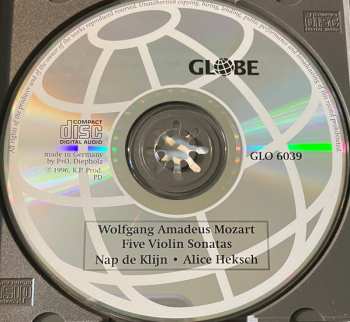 CD Wolfgang Amadeus Mozart: Five Violin Sonatas K. 301 · 304 · 306 . 378 &  379