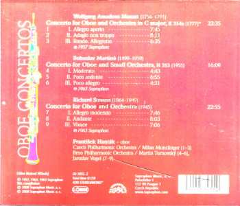 CD Bohuslav Martinů: Oboe Concertos
