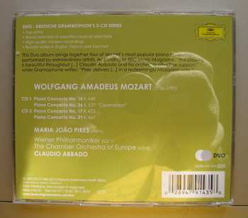 2CD Wolfgang Amadeus Mozart: Piano Concertos Nos. 14 • 17 • 21 • 26.