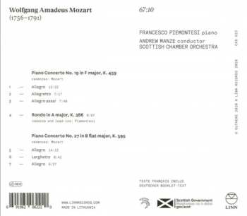 CD Wolfgang Amadeus Mozart: Piano Concertos Nos. 19 & 27/ Rondo K. 386