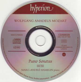 2CD Wolfgang Amadeus Mozart: Piano Sonatas