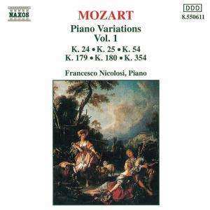 CD Wolfgang Amadeus Mozart: Piano Variations, Vol. 1