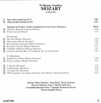 CD Wolfgang Amadeus Mozart: Requiem