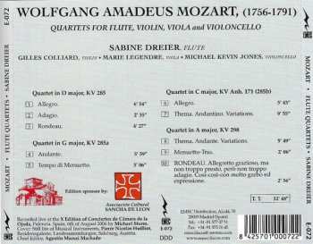 CD Wolfgang Amadeus Mozart: Quartets For Flute, Violin, Viola And Violoncello