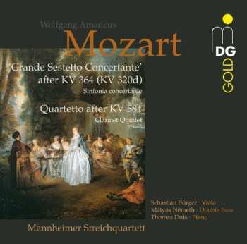 CD Wolfgang Amadeus Mozart: Sinfonia Concertante Kv 364 Für Streichquartett & Konbrabass