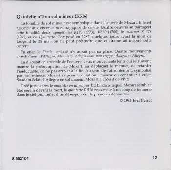 CD Wolfgang Amadeus Mozart: String Quintets (Complete) Volume 2 - K. 406 • K. 516