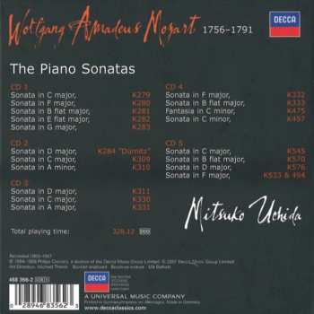 5CD/Box Set Wolfgang Amadeus Mozart: The Piano Sonatas