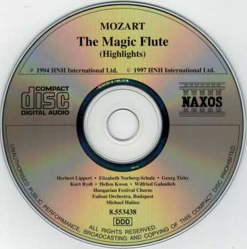 CD Wolfgang Amadeus Mozart: The Magic Flute (Highlights)