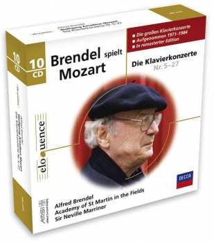 10CD Wolfgang Amadeus Mozart: Brendel Spielt Mozart - Die Klavierkonzerte Nr. 5-27