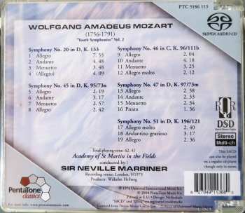 SACD Wolfgang Amadeus Mozart: Youth Symphonies, volume 2