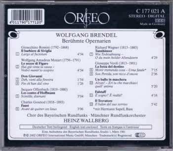 CD Wolfgang Brendel: Berühmte Opernarien • Famous Opera Arias • Airs D'opéra Célèbres