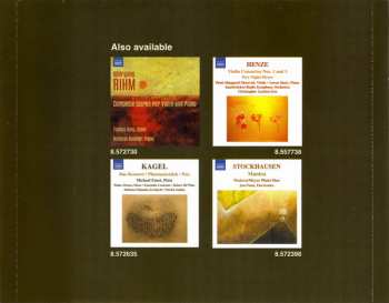 CD Wolfgang Rihm: Lichtzwang (In Memoriam Paul Celan) / Dritte Musik / Gedicht Des Malers