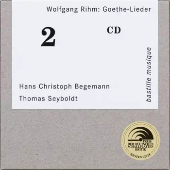 Lieder Nach Goethe Und Schiller