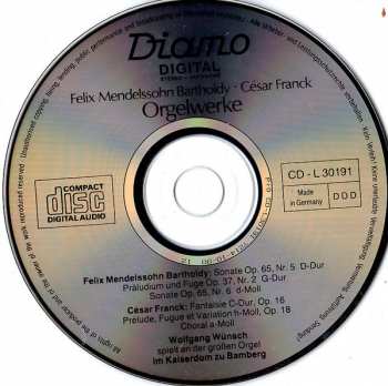 CD César Franck: Orgelwerke