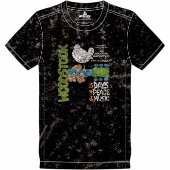 Merch Woodstock: Tričko Plagát 