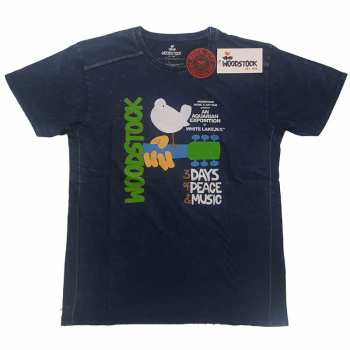 Merch Woodstock: Tričko Plagát 