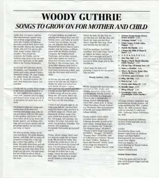 CD Woody Guthrie: Songs To Grow On For Mother And Child