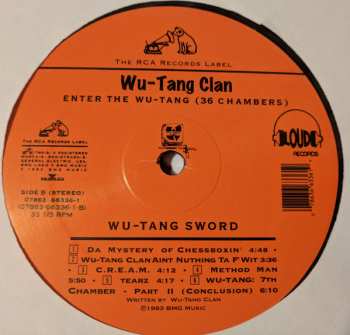LP Wu-Tang Clan: Enter The Wu-Tang (36 Chambers)