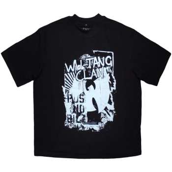 Merch Wu-Tang Clan: Wu-tang Clan Unisex Oversized T-shirt: Graffiti (black) (small) S