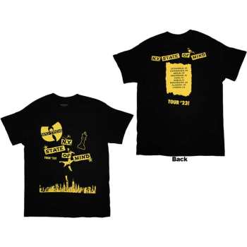 Merch Wu-Tang Clan: Wu-tang Clan Unisex T-shirt: Tour '23 Ny State Of Mind (back Print & Ex-tour) (small) S