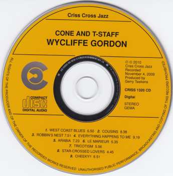 CD Wycliffe Gordon: Cone And T-Staff