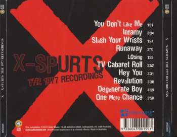 CD X: X-Spurts (The 1977 Recordings)