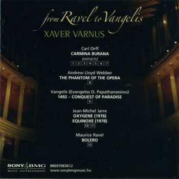 CD Xavér Varnus: From Ravel to Vangelis