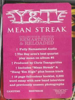 CD Y & T: Mean Streak