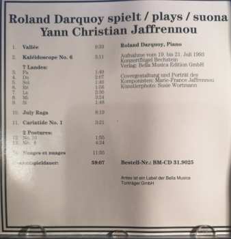 CD Yann-Christian Jaffrennou: Roland Darquoy Plays Yann Jaffrennou