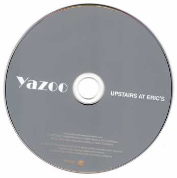CD Yazoo: Upstairs At Eric's